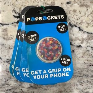 geometric pop socket
